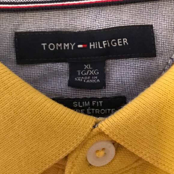 3 Mens Tommy Hilfiger Polo Shirts Size XL Slim Fit - Picture 6 of 6